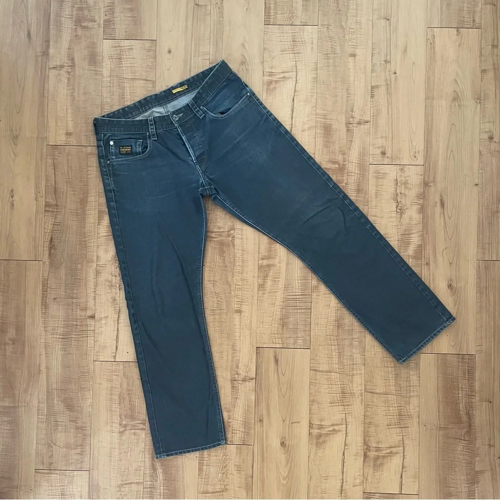 G-Star Men's Dark Blue Straight Jeans 32W 30L